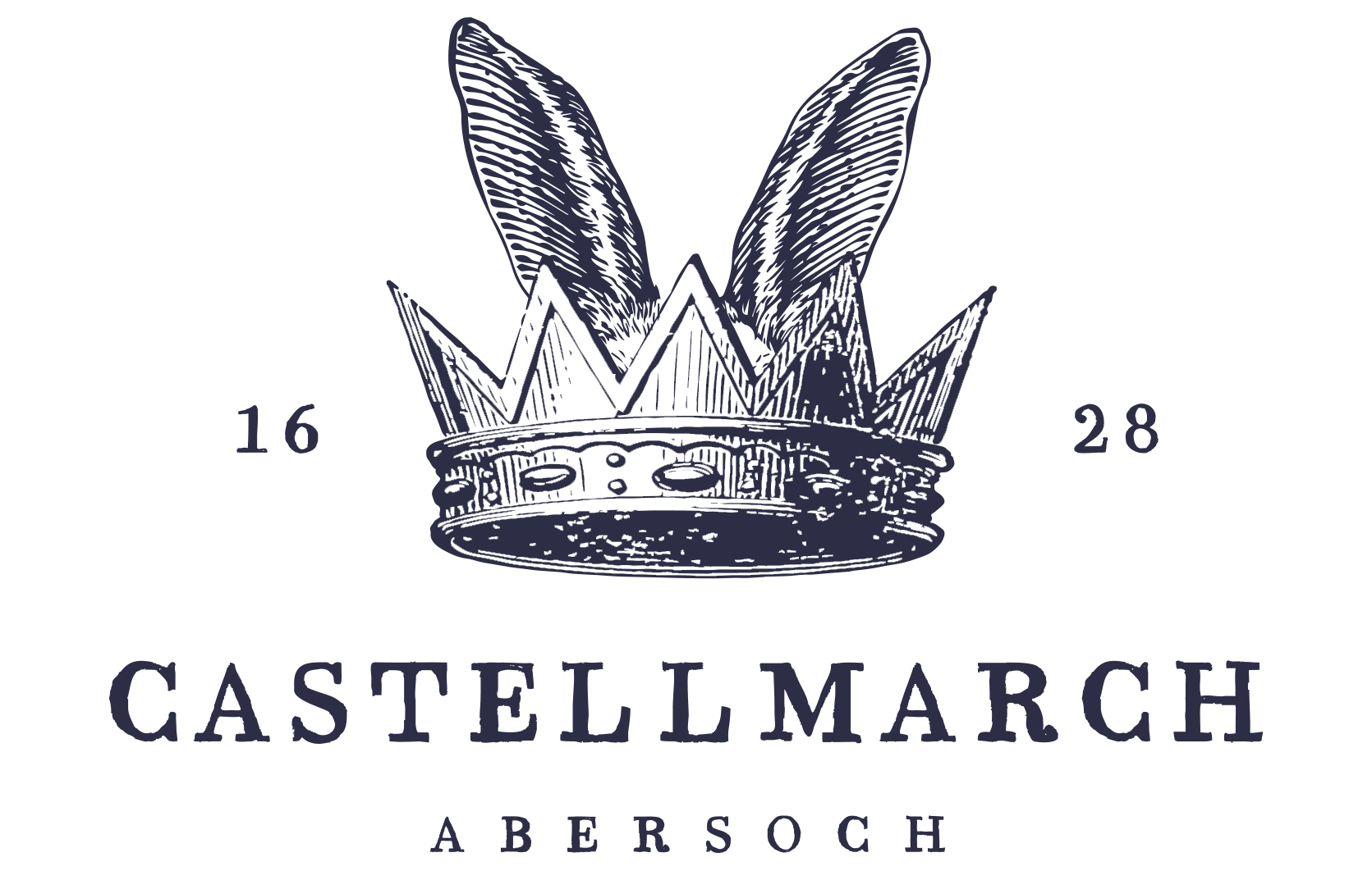Crown with Castellmarch written underneath